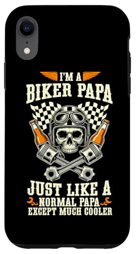 Ich bin ein Biker-Papa wie ein normaler Papa, nur ein viel cooler Papa Hülle für iPhone XR Ich bin ein Biker-Papa wie ein normaler Papa, nur ein viel cooler Papa Hülle für iPhone XR von Funny Motorcycle Dad Biker Gifts Father's Day