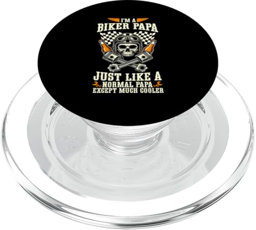 Ich bin ein Biker-Papa wie ein normaler Papa, nur ein viel cooler Papa PopSockets PopGrip für MagSafe Ich bin ein Biker-Papa wie ein normaler Papa, nur ein viel cooler Papa PopSockets PopGrip für MagSafe von Funny Motorcycle Dad Biker Gifts Father's Day