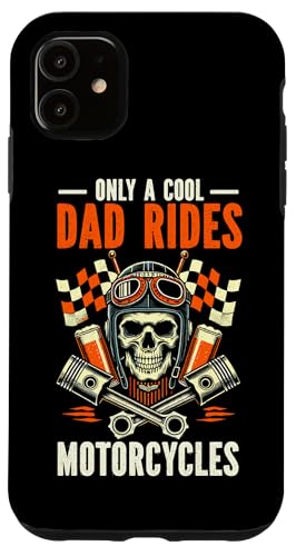 Only A Cool Dad Rides Motorradliebhaber Biker Motorradfahren Hülle für iPhone 11 Only A Cool Dad Rides Motorradliebhaber Biker Motorradfahren Hülle für iPhone 11 von Funny Motorcycle Dad Biker Gifts Father's Day
