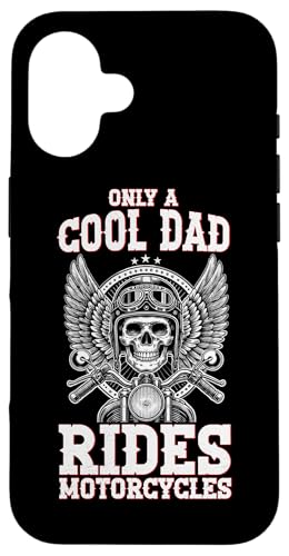 Only Cool Dad Rides Motorräder Biker Dad Vintage Vater Hülle für iPhone 16 Only Cool Dad Rides Motorräder Biker Dad Vintage Vater Hülle für iPhone 16 von Funny Motorcycle Dad Biker Gifts Father's Day