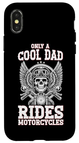Only Cool Dad Rides Motorräder Biker Dad Vintage Vater Hülle für iPhone X/XS Only Cool Dad Rides Motorräder Biker Dad Vintage Vater Hülle für iPhone X/XS von Funny Motorcycle Dad Biker Gifts Father's Day