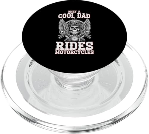 Only Cool Dad Rides Motorräder Biker Dad Vintage Vater PopSockets PopGrip für MagSafe Only Cool Dad Rides Motorräder Biker Dad Vintage Vater PopSockets PopGrip für MagSafe von Funny Motorcycle Dad Biker Gifts Father's Day