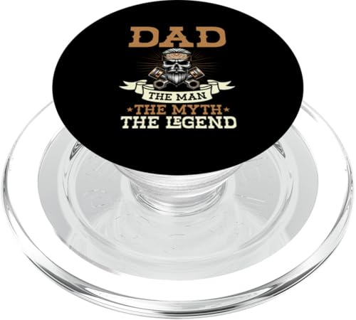 Papa Der Mann Der Mythos Die Legende Motorradfahrer Papa Papa PopSockets PopGrip für MagSafe Papa Der Mann Der Mythos Die Legende Motorradfahrer Papa Papa PopSockets PopGrip für MagSafe von Funny Motorcycle Dad Biker Gifts Father's Day