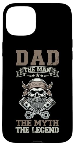 Papa Der Mann Der Mythos Die Legende Oldtimer-Motorradfahrer Papa Hülle für iPhone 15 Plus Papa Der Mann Der Mythos Die Legende Oldtimer-Motorradfahrer Papa Hülle für iPhone 15 Plus von Funny Motorcycle Dad Biker Gifts Father's Day