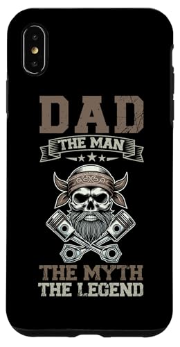 Papa Der Mann Der Mythos Die Legende Oldtimer-Motorradfahrer Papa Hülle für iPhone XS Max Papa Der Mann Der Mythos Die Legende Oldtimer-Motorradfahrer Papa Hülle für iPhone XS Max von Funny Motorcycle Dad Biker Gifts Father's Day