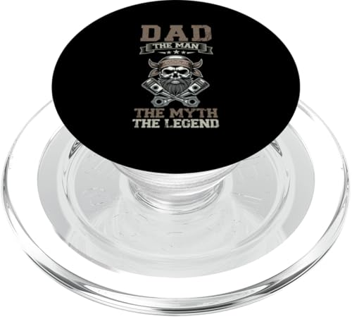 Papa Der Mann Der Mythos Die Legende Oldtimer-Motorradfahrer Papa PopSockets PopGrip für MagSafe Papa Der Mann Der Mythos Die Legende Oldtimer-Motorradfahrer Papa PopSockets PopGrip für MagSafe von Funny Motorcycle Dad Biker Gifts Father's Day