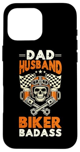 Papa Ehemann Biker Motorrad Papa Vatertag Vintage Hülle für iPhone 16 Pro Max Papa Ehemann Biker Motorrad Papa Vatertag Vintage Hülle für iPhone 16 Pro Max von Funny Motorcycle Dad Biker Gifts Father's Day