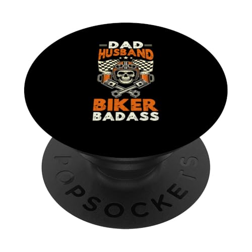 Papa Ehemann Biker Motorrad Papa Vatertag Vintage PopSockets Klebender PopGrip Papa Ehemann Biker Motorrad Papa Vatertag Vintage PopSockets Klebender PopGrip von Funny Motorcycle Dad Biker Gifts Father's Day