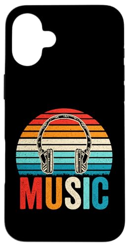 Funny Music Lover DJ Gift Vintage Headphones Men Women Kid's Hülle für iPhone 16 Plus von Funny Music Lover DJ Gift Apparel