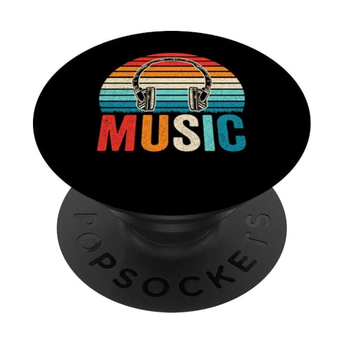 Funny Music Lover DJ Gift Vintage Headphones Men Women Kid's PopSockets Klebender PopGrip Funny Music Lover DJ Gift Vintage Headphones Men Women Kid's PopSockets Klebender PopGrip von Funny Music Lover DJ Gift Apparel