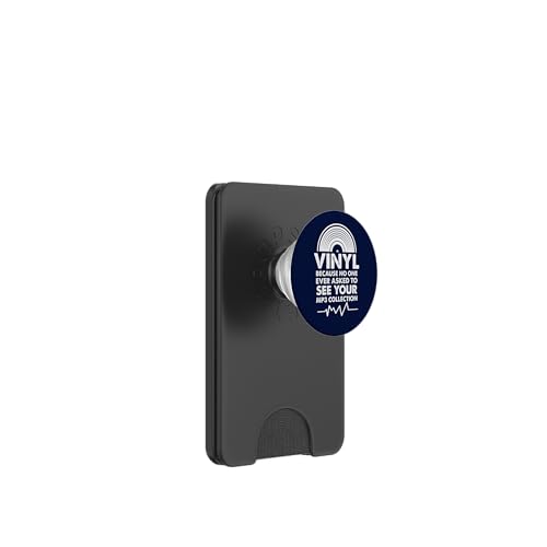 Vinyl, weil niemand jemals darum gebeten hat, deine MP3-Sammlung zu sehen PopSockets PopWallet für MagSafe Vinyl, weil niemand jemals darum gebeten hat, deine MP3-Sammlung zu sehen PopSockets PopWallet für MagSafe von Funny Music Lover Gifts