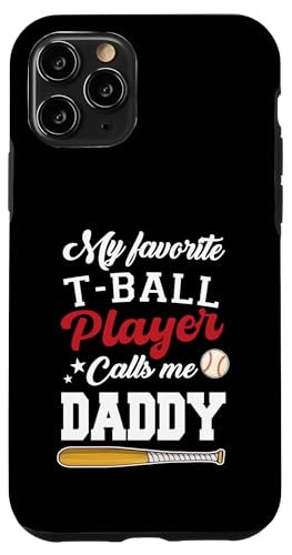 Mein Lieblings-T-Ball-Spieler nennt mich Daddy Fathers Day Hülle für iPhone 11 Pro Mein Lieblings-T-Ball-Spieler nennt mich Daddy Fathers Day Hülle für iPhone 11 Pro von Funny My Favorite T-Ball Player Call Me Family