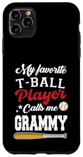 Mein Lieblings-T-Ball-Spieler nennt mich Grammy Mother's Day Hülle für iPhone 11 Pro Max Mein Lieblings-T-Ball-Spieler nennt mich Grammy Mother's Day Hülle für iPhone 11 Pro Max von Funny My Favorite T-Ball Player Call Me Family
