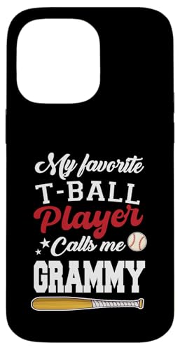 Mein Lieblings-T-Ball-Spieler nennt mich Grammy Mother's Day Hülle für iPhone 14 Pro Max Mein Lieblings-T-Ball-Spieler nennt mich Grammy Mother's Day Hülle für iPhone 14 Pro Max von Funny My Favorite T-Ball Player Call Me Family