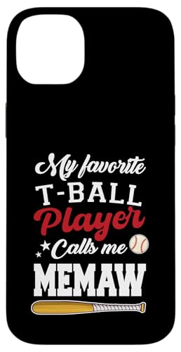Mein Lieblings-T-Ball-Spieler nennt mich Memaw Muttertag Hülle für iPhone 14 Plus Mein Lieblings-T-Ball-Spieler nennt mich Memaw Muttertag Hülle für iPhone 14 Plus von Funny My Favorite T-Ball Player Call Me Family