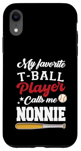 Mein Lieblings-T-Ball-Spieler nennt mich Nonnie Mothers Day Hülle für iPhone XR Mein Lieblings-T-Ball-Spieler nennt mich Nonnie Mothers Day Hülle für iPhone XR von Funny My Favorite T-Ball Player Call Me Family