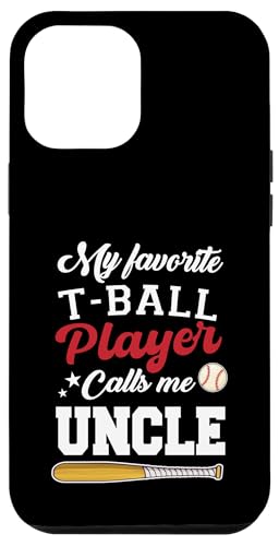 Mein Lieblings-T-Ball-Spieler nennt mich Onkel Baseball Hülle für iPhone 12 Pro Max Mein Lieblings-T-Ball-Spieler nennt mich Onkel Baseball Hülle für iPhone 12 Pro Max von Funny My Favorite T-Ball Player Call Me Family
