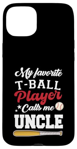 Mein Lieblings-T-Ball-Spieler nennt mich Onkel Baseball Hülle für iPhone 15 Plus Mein Lieblings-T-Ball-Spieler nennt mich Onkel Baseball Hülle für iPhone 15 Plus von Funny My Favorite T-Ball Player Call Me Family