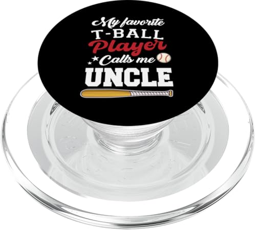 Mein Lieblings-T-Ball-Spieler nennt mich Onkel Baseball PopSockets PopGrip für MagSafe Mein Lieblings-T-Ball-Spieler nennt mich Onkel Baseball PopSockets PopGrip für MagSafe von Funny My Favorite T-Ball Player Call Me Family