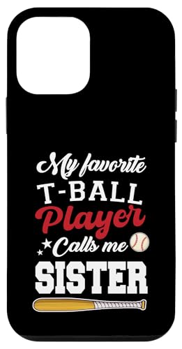 Mein Lieblings-T-Ball-Spieler nennt mich Schwester Mothers Day Hülle für iPhone 12 mini Mein Lieblings-T-Ball-Spieler nennt mich Schwester Mothers Day Hülle für iPhone 12 mini von Funny My Favorite T-Ball Player Call Me Family