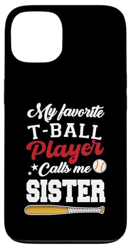Mein Lieblings-T-Ball-Spieler nennt mich Schwester Mothers Day Hülle für iPhone 13 Mein Lieblings-T-Ball-Spieler nennt mich Schwester Mothers Day Hülle für iPhone 13 von Funny My Favorite T-Ball Player Call Me Family