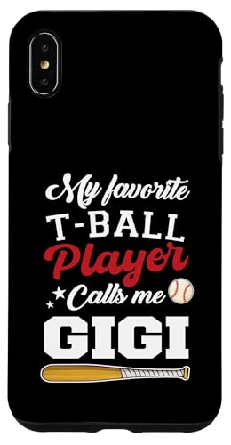My Favorite T-Ball Player Calls Me Gigi Baseball Muttertag Hülle für iPhone XS Max My Favorite T-Ball Player Calls Me Gigi Baseball Muttertag Hülle für iPhone XS Max von Funny My Favorite T-Ball Player Call Me Family