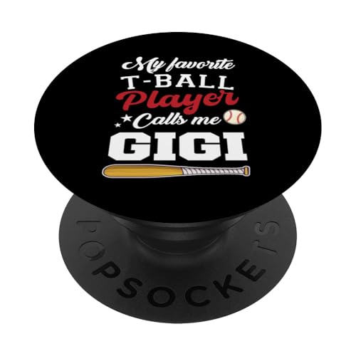 My Favorite T-Ball Player Calls Me Gigi Baseball Muttertag PopSockets Klebender PopGrip My Favorite T-Ball Player Calls Me Gigi Baseball Muttertag PopSockets Klebender PopGrip von Funny My Favorite T-Ball Player Call Me Family