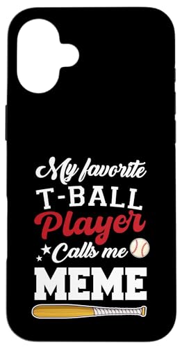 My Favorite T-Ball Player Calls Me Meme Baseball Muttertag Hülle für iPhone 16 Plus My Favorite T-Ball Player Calls Me Meme Baseball Muttertag Hülle für iPhone 16 Plus von Funny My Favorite T-Ball Player Call Me Family