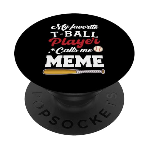 My Favorite T-Ball Player Calls Me Meme Baseball Muttertag PopSockets Klebender PopGrip My Favorite T-Ball Player Calls Me Meme Baseball Muttertag PopSockets Klebender PopGrip von Funny My Favorite T-Ball Player Call Me Family