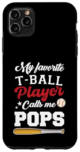 My Favorite T-Ball Player Calls Me Pops Baseball Vatertag Hülle für iPhone 11 Pro Max My Favorite T-Ball Player Calls Me Pops Baseball Vatertag Hülle für iPhone 11 Pro Max von Funny My Favorite T-Ball Player Call Me Family