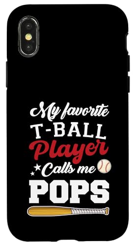 My Favorite T-Ball Player Calls Me Pops Baseball Vatertag Hülle für iPhone X/XS My Favorite T-Ball Player Calls Me Pops Baseball Vatertag Hülle für iPhone X/XS von Funny My Favorite T-Ball Player Call Me Family