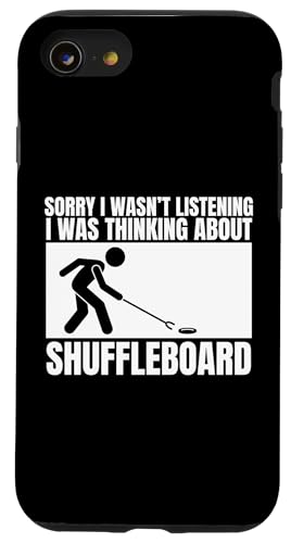 Entschuldigung, ich habe nicht zugehört. Lustiges Shuffleboard Hülle für iPhone SE (2020) / 7 / 8 von Funny Outdoor Shuffleboard Game Designs