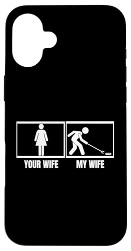 Lustiges Shuffleboard mit Aufschrift "Your Wife My Wife" Hülle für iPhone 16 Plus Lustiges Shuffleboard mit Aufschrift "Your Wife My Wife" Hülle für iPhone 16 Plus von Funny Outdoor Shuffleboard Game Designs
