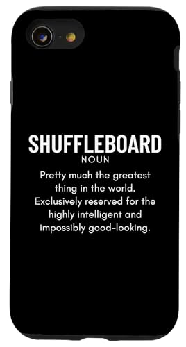 Shuffleboard Definition Lustiger Shuffleboard Player Hülle für iPhone SE (2020) / 7 / 8 von Funny Outdoor Shuffleboard Game Designs