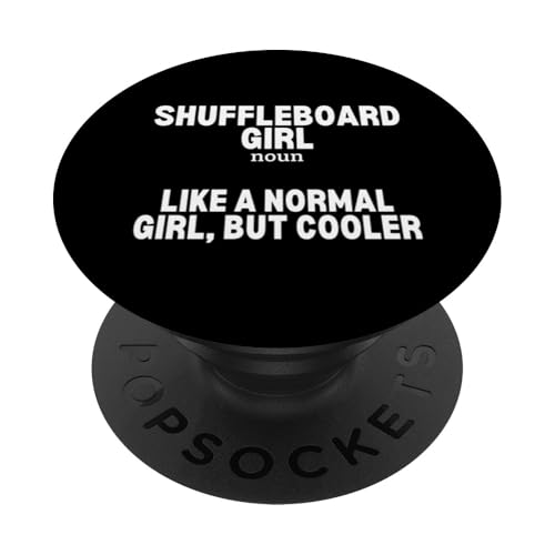 Shuffleboard Girl Definition Lustige Frauen Shuffleboard Player PopSockets Klebender PopGrip Shuffleboard Girl Definition Lustige Frauen Shuffleboard Player PopSockets Klebender PopGrip von Funny Outdoor Shuffleboard Game Designs