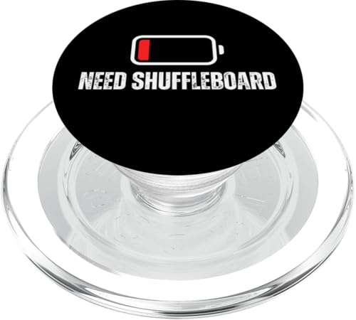 Shuffleboard-Player mit niedrigem Batteriestand PopSockets PopGrip für MagSafe Shuffleboard-Player mit niedrigem Batteriestand PopSockets PopGrip für MagSafe von Funny Outdoor Shuffleboard Game Designs