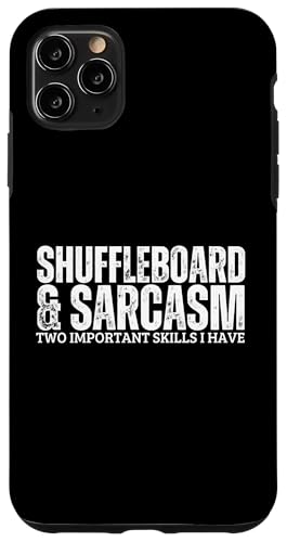 Shuffleboard und Sarkasmus Lustiger Shuffleboard-Spieler Hülle für iPhone 11 Pro Max Shuffleboard und Sarkasmus Lustiger Shuffleboard-Spieler Hülle für iPhone 11 Pro Max von Funny Outdoor Shuffleboard Game Designs