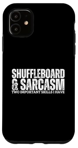 Shuffleboard und Sarkasmus Lustiger Shuffleboard-Spieler Hülle für iPhone 11 Shuffleboard und Sarkasmus Lustiger Shuffleboard-Spieler Hülle für iPhone 11 von Funny Outdoor Shuffleboard Game Designs