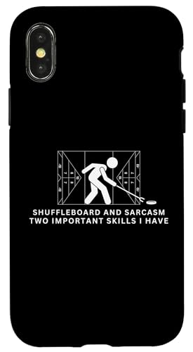 Shuffleboard und Sarkasmus Lustiger Shuffleboard-Spieler Hülle für iPhone X/XS Shuffleboard und Sarkasmus Lustiger Shuffleboard-Spieler Hülle für iPhone X/XS von Funny Outdoor Shuffleboard Game Designs