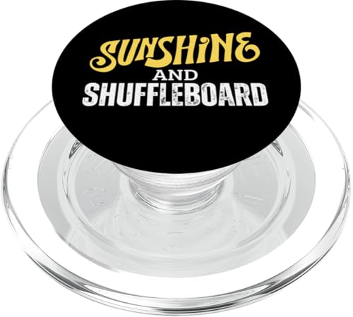 Sunshine And Shuffleboard Lustiger Shuffleboard Player PopSockets PopGrip für MagSafe Sunshine And Shuffleboard Lustiger Shuffleboard Player PopSockets PopGrip für MagSafe von Funny Outdoor Shuffleboard Game Designs