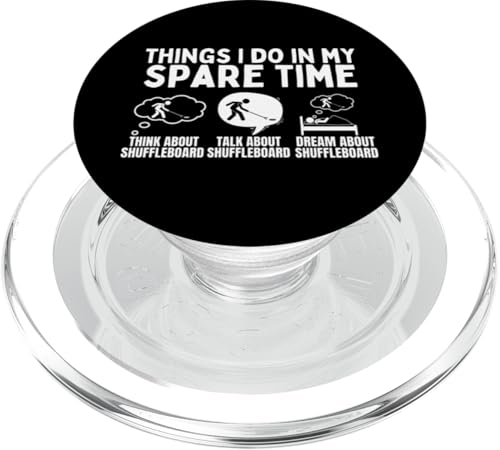 Things I Do In My Spare Time Lustiges Shuffleboard PopSockets PopGrip für MagSafe Things I Do In My Spare Time Lustiges Shuffleboard PopSockets PopGrip für MagSafe von Funny Outdoor Shuffleboard Game Designs