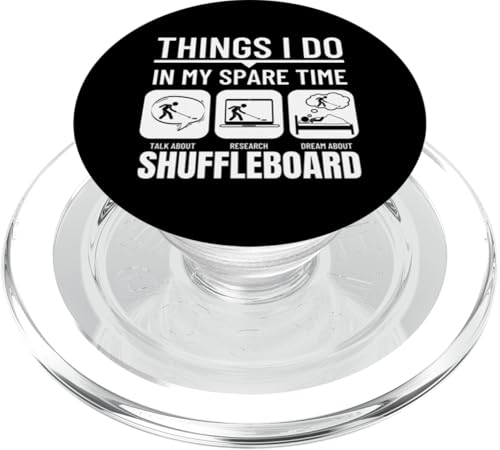 Things I Do In My Spare Time Lustiges Shuffleboard PopSockets PopGrip für MagSafe Things I Do In My Spare Time Lustiges Shuffleboard PopSockets PopGrip für MagSafe von Funny Outdoor Shuffleboard Game Designs