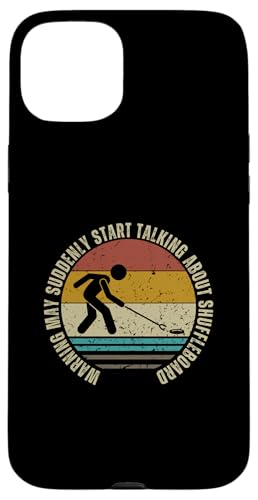 Warnung: Könnte plötzlich anfangen, über Shuffleboard zu sprechen Hülle für iPhone 15 Plus Warnung: Könnte plötzlich anfangen, über Shuffleboard zu sprechen Hülle für iPhone 15 Plus von Funny Outdoor Shuffleboard Game Designs