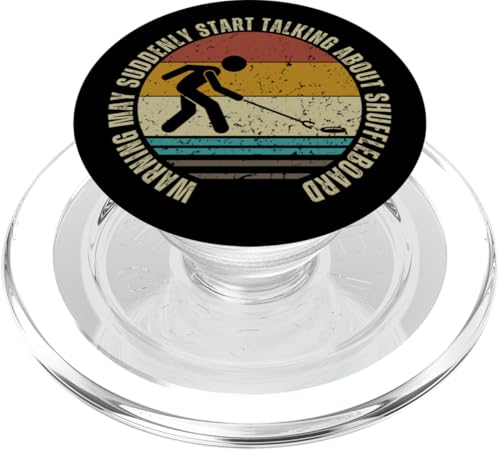 Warnung: Könnte plötzlich anfangen, über Shuffleboard zu sprechen PopSockets PopGrip für MagSafe Warnung: Könnte plötzlich anfangen, über Shuffleboard zu sprechen PopSockets PopGrip für MagSafe von Funny Outdoor Shuffleboard Game Designs