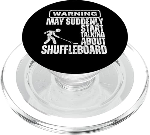 Warnung: Könnte plötzlich anfangen, über Shuffleboard zu sprechen PopSockets PopGrip für MagSafe Warnung: Könnte plötzlich anfangen, über Shuffleboard zu sprechen PopSockets PopGrip für MagSafe von Funny Outdoor Shuffleboard Game Designs