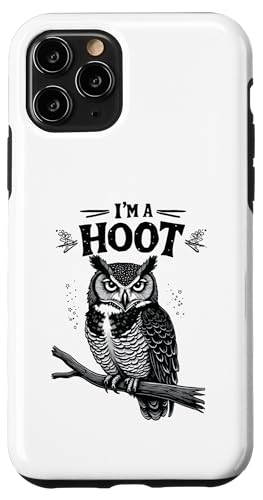 I'm A Hoot Hooting Owl Sounds Funny Bird Spruch Hülle für iPhone 11 Pro I'm A Hoot Hooting Owl Sounds Funny Bird Spruch Hülle für iPhone 11 Pro von Funny Owl Meme Bird Pun Sarcastic Joke I'm A Hoot
