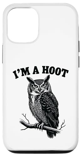 I'm A Hoot Sounds Lustiger Vogel Spruch Humor Hooting Eule Hülle für iPhone 12/12 Pro I'm A Hoot Sounds Lustiger Vogel Spruch Humor Hooting Eule Hülle für iPhone 12/12 Pro von Funny Owl Meme Bird Pun Sarcastic Joke I'm A Hoot