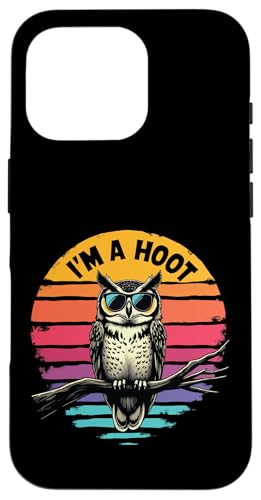 I'm a Hoot Lustiger Spruch Eule Vogel Retro Vintage Humor Hülle für iPhone 16 Pro I'm a Hoot Lustiger Spruch Eule Vogel Retro Vintage Humor Hülle für iPhone 16 Pro von Funny Owl Meme Bird Pun Sarcastic Joke I'm A Hoot