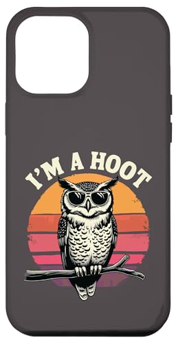 I'm a Hoot Lustiger Spruch Eule Vogel Retro Vintage Humorvoll Hülle für iPhone 12 Pro Max I'm a Hoot Lustiger Spruch Eule Vogel Retro Vintage Humorvoll Hülle für iPhone 12 Pro Max von Funny Owl Meme Bird Pun Sarcastic Joke I'm A Hoot