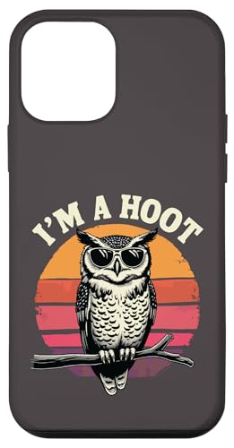I'm a Hoot Lustiger Spruch Eule Vogel Retro Vintage Humorvoll Hülle für iPhone 12 mini I'm a Hoot Lustiger Spruch Eule Vogel Retro Vintage Humorvoll Hülle für iPhone 12 mini von Funny Owl Meme Bird Pun Sarcastic Joke I'm A Hoot